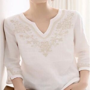 Islander beach long sleeve summer shirt.